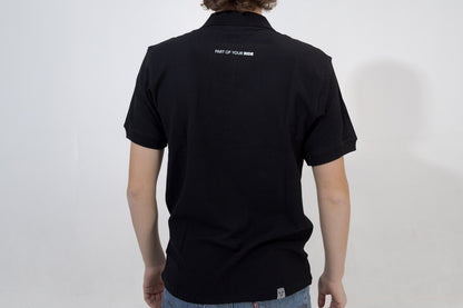 Polo. Core Line. Negro. Hombre.