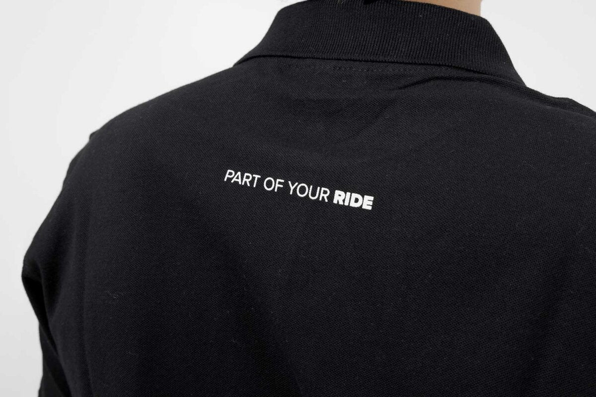 Polo. Core Line. Negro. Hombre.