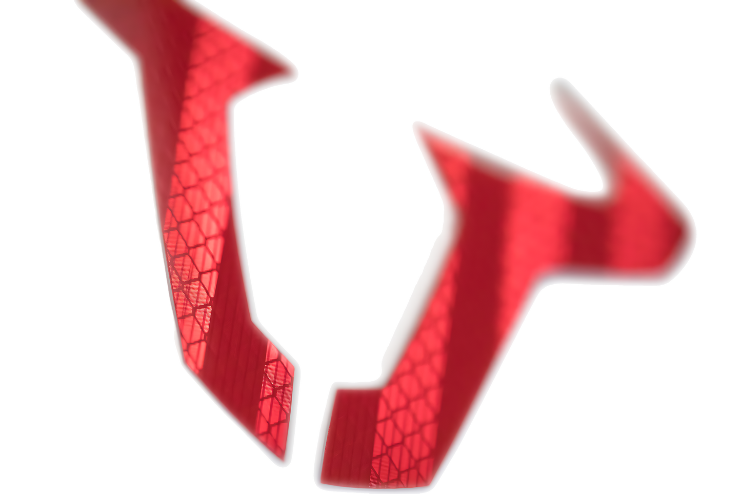 Pegatina del toro de SW-MOTECH 130 × 97 mm. Reflectante. Rojo.